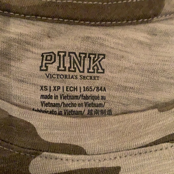 PINK camo tee S - Picture 3 of 5